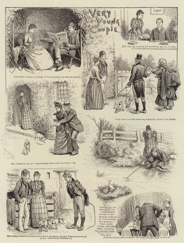 çok genç bir çift by William Ralston