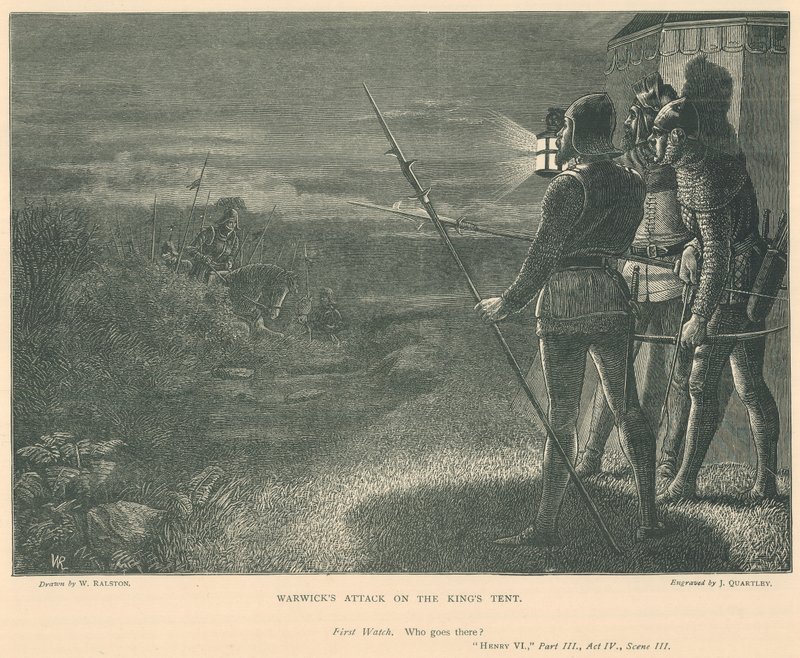 Illustration for King Henry VI, part iii  by William Ralston