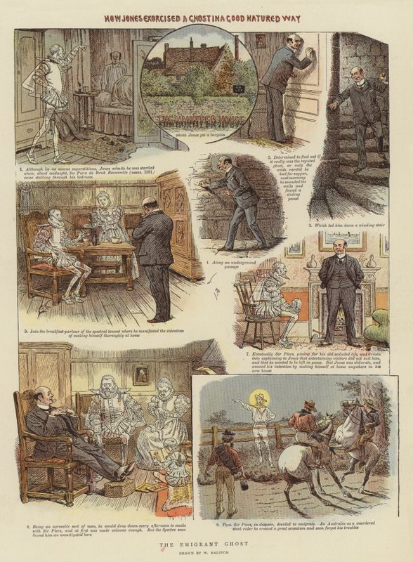 Göçmen Hayaleti (chromolitho) by William Ralston