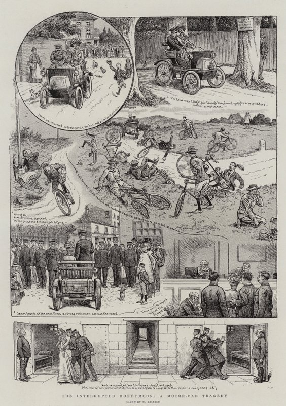 Kesilen Balayı, Bir Motorlu Araba Trajedisi by William Ralston