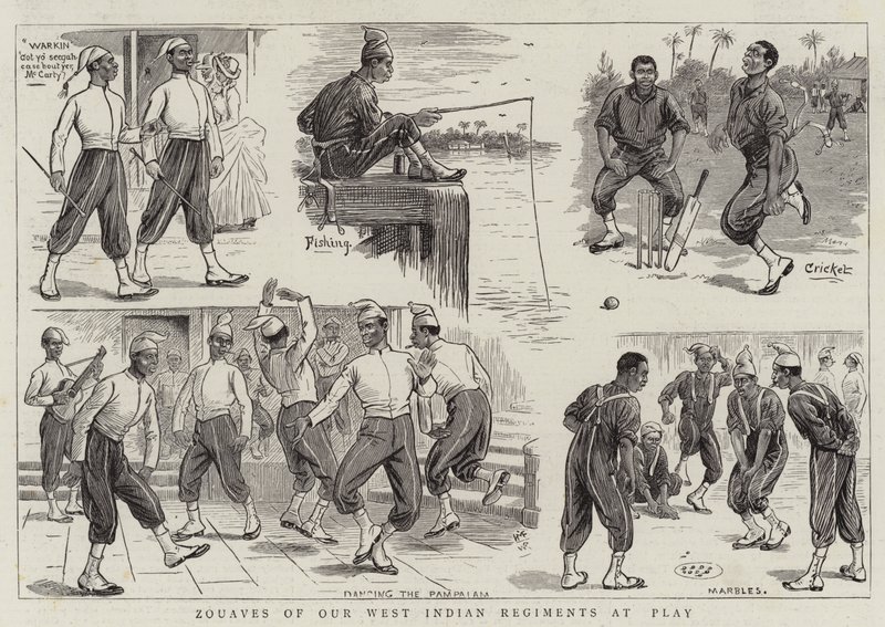 Batı Hint Alaylarımızdan Zouaves Oyunda by William Ralston