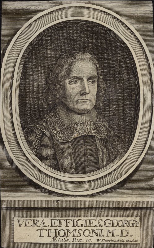 George Thomson bir İngiliz doktor, tıp yazarı ve hiciv yazarı by William Sherwin