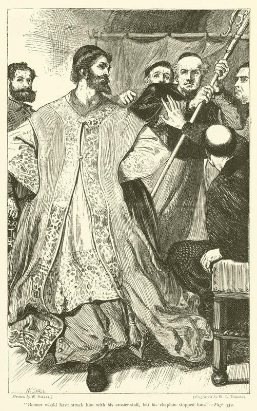 Bonner ona asasıyla vururdu ama papazı onu durdurdu. by William Small