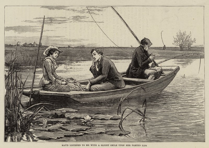 W E Norris tarafından yazılan Thirlby Hall için illüstrasyon by William Small