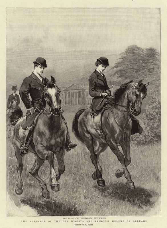 Dük D'Aosta ve Orleans Prensesi Helene'in Evliliği by William Small