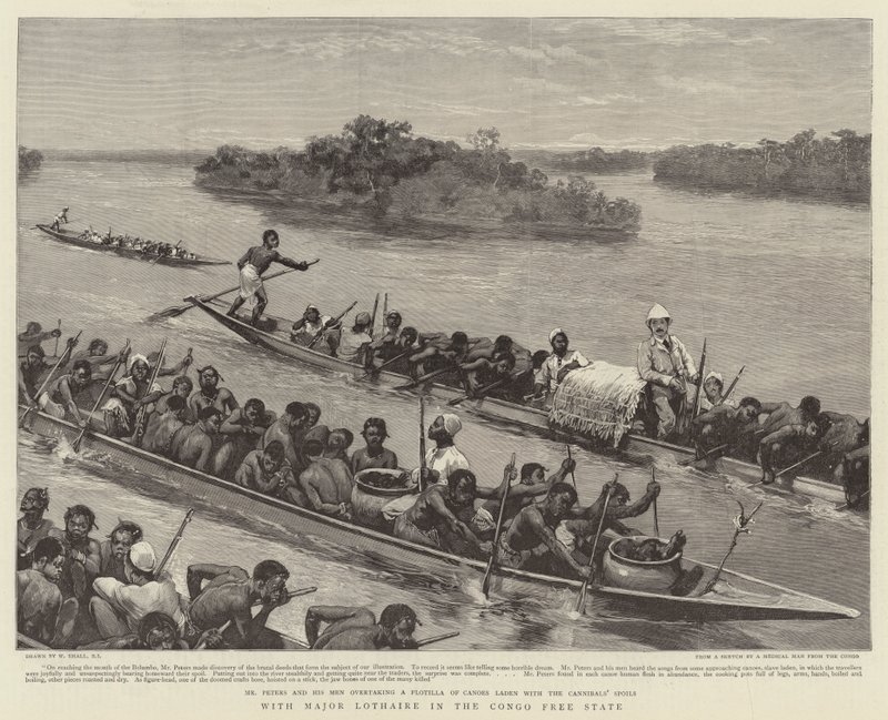 Kongo Özgür Devletinde Binbaşı Lothaire ile by William Small