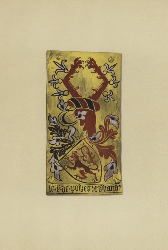 Sir Edward Cherleton, Powys Lordu Cherleton, 1406-7-1420 (kromolitho) by William St John Hope
