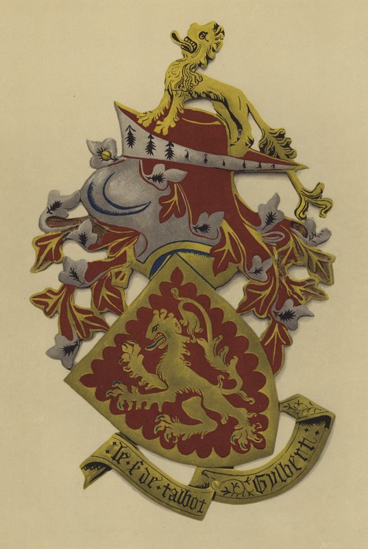 Sir Gilbert Talbot, lord Talbot, 1407-8-1419 (kromolitho) by William St John Hope
