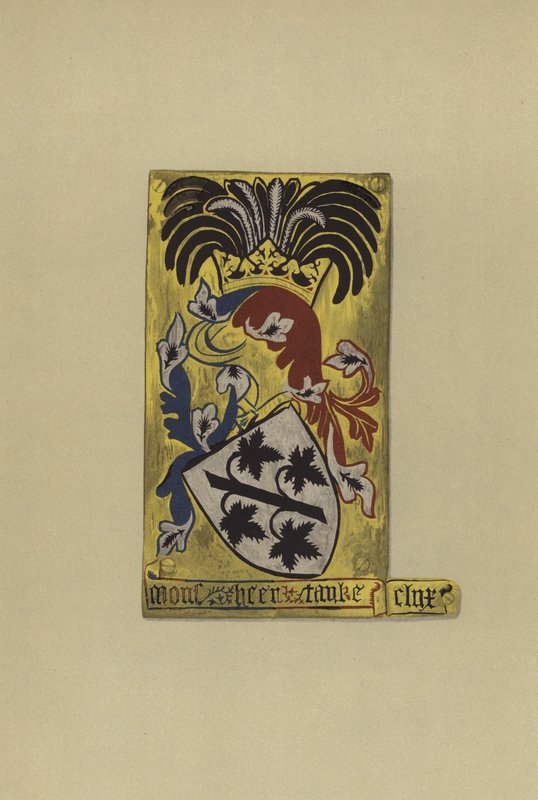 Sir Hertong von Clux, 1421-c 1445 (kromolitho) by William St John Hope