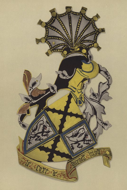 Sir Hugh Burnell, lord Burnell, 1406-1420 (kromolitho) by William St John Hope