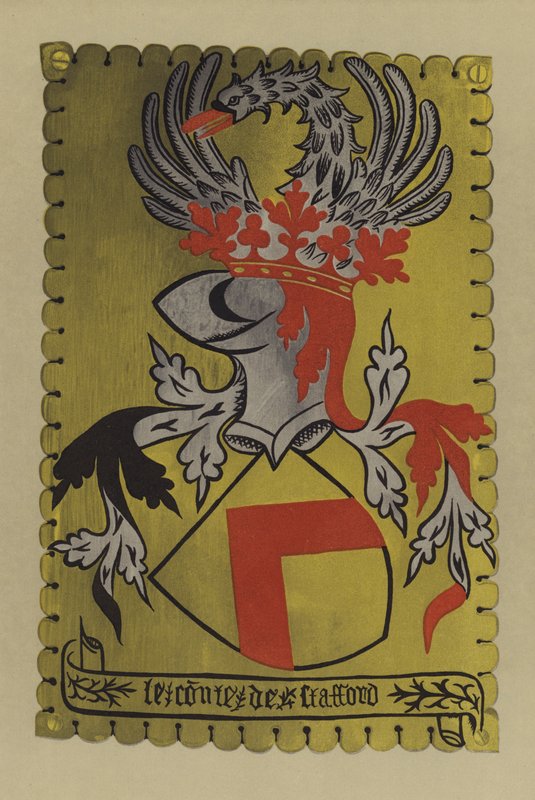 Sir Humphrey Stafford, Stafford Kontu, Buckingham Kontu ve Dükü, 1429-1460 (chromolitho) by William St John Hope