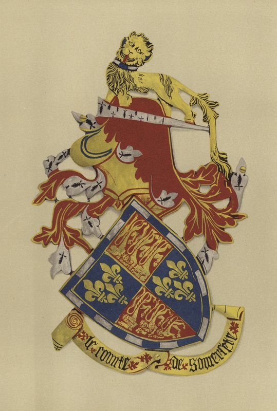 Sir John Beaufort, Somerset Kontu, 1397-1410 (chromolitho) by William St John Hope