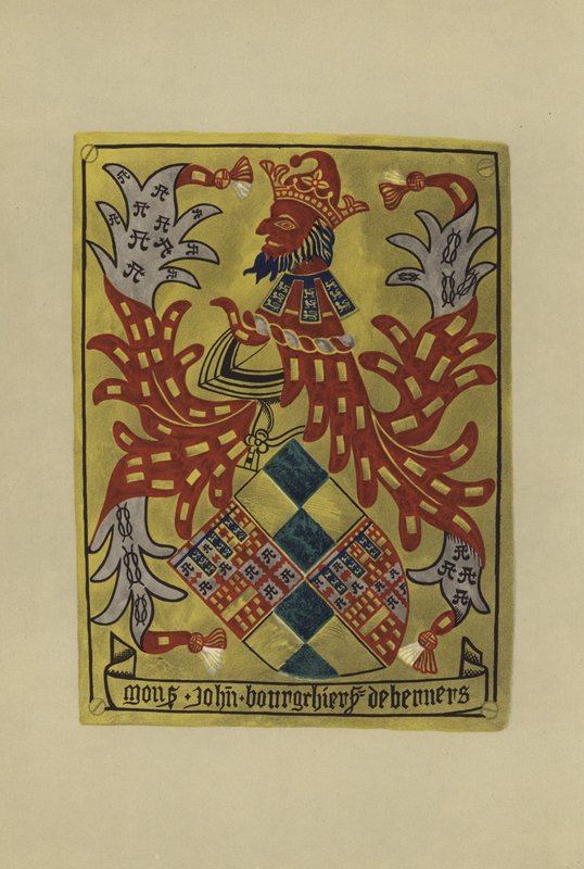 Sir John Bourchier, lord Berners, 1459-1474 (kromolitho) by William St John Hope