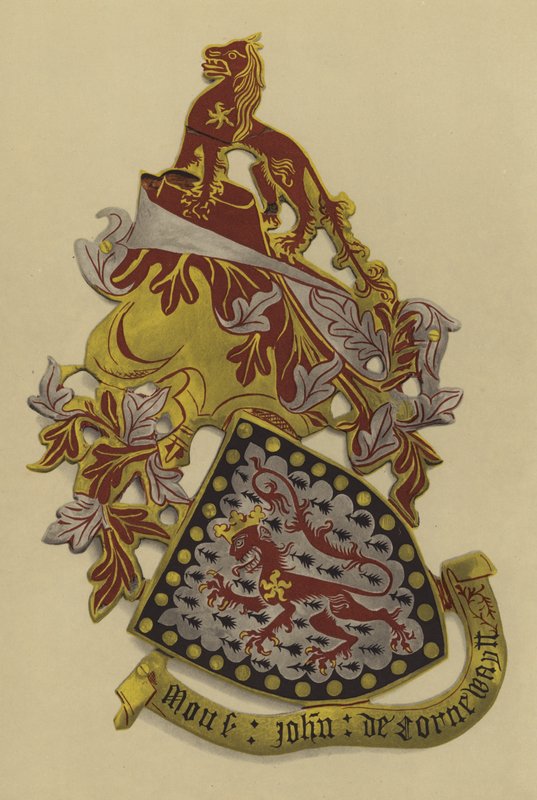 Sir John Cornwall, Lord Fanhope, 1409-10-1443 (kromolitho) by William St John Hope