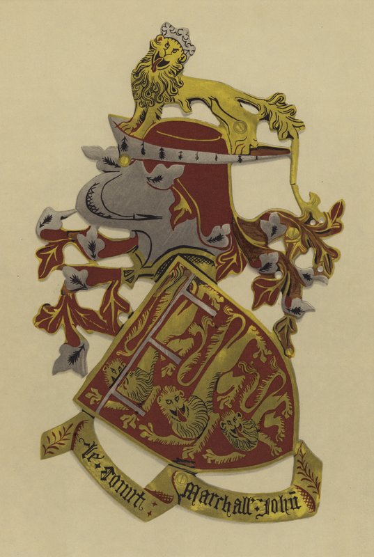 Sir John Mowbray, Norfolk Dükü ve Mareşal Kont, 1421-1432 (chromolitho) by William St John Hope