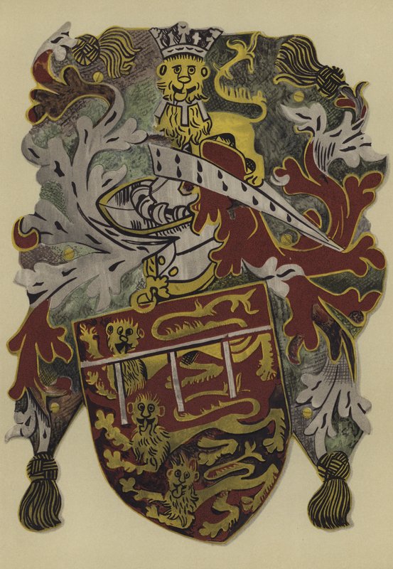 Sir John Mowbray, Surrey ve Warenne kontu, Norfolk dükü ve mareşal kontu, 1472-1475-6 (chromolitho) by William St John Hope