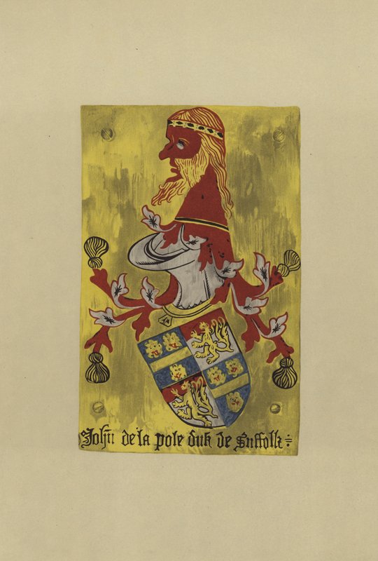 Sir John de la Pole, Suffolk dükü, c 1472-1491 (chromolitho) by William St John Hope