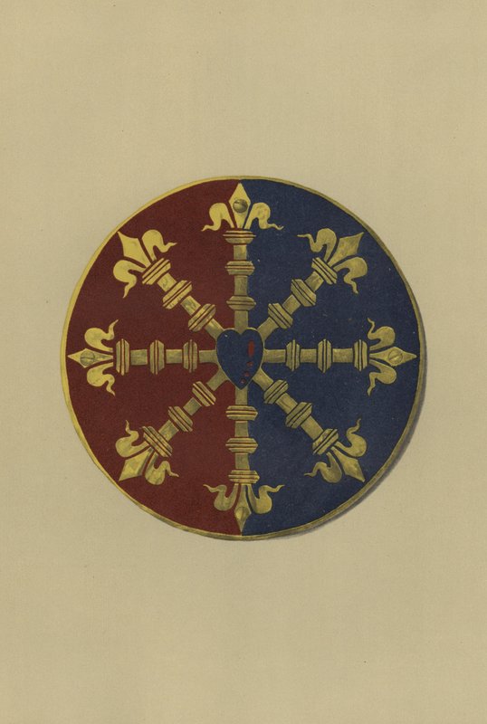 Sör Ralph Bassett, Drayton lordu Bassett, 1368-1390 (kromolitho) by William St John Hope