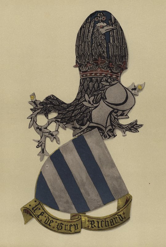 Sir Richard Grey, Codnor Lordu Gray, 1404-1418 (chromolitho) by William St John Hope