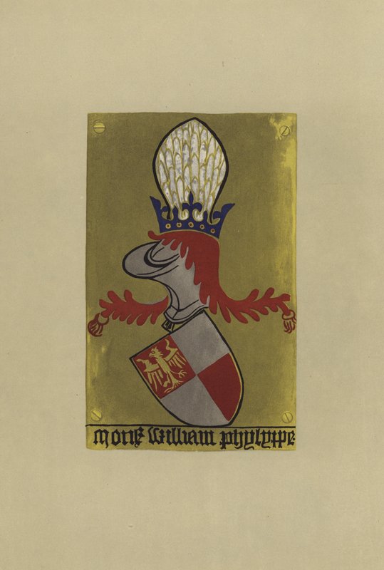 Sir William Phelip, lord Bardolf, c 1418-1441 (kromolitho) by William St John Hope