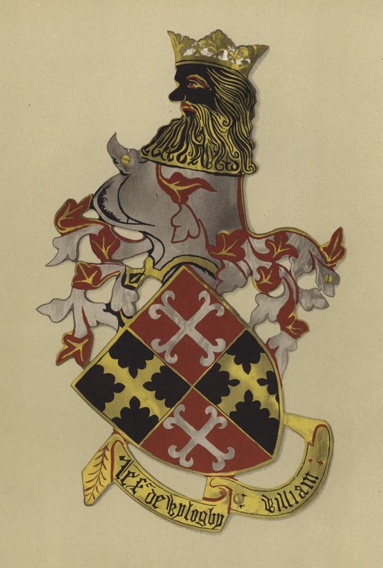 Sir William Willoughby, lord Willoughby dEresby, c 1400-1409 (kromolitho) by William St John Hope