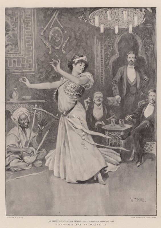 Şam'da Noel Arifesi (lito) by William T. Maud