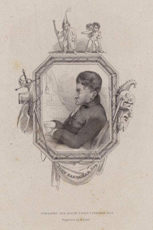 John Farquhar, İskoç tüccar ve girişimci (gravür) by William Thomas Fry