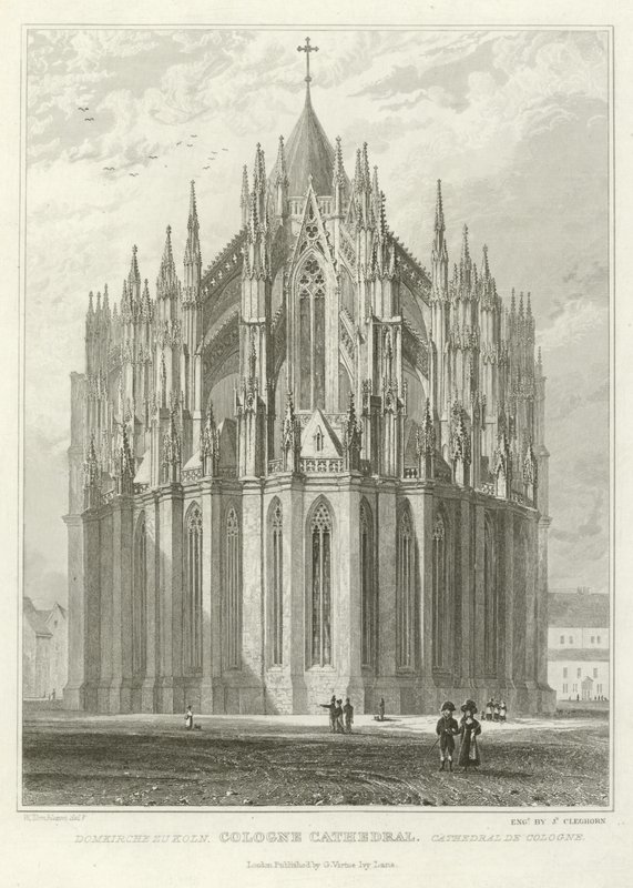 Cologne Cathedral  by William Tombleson