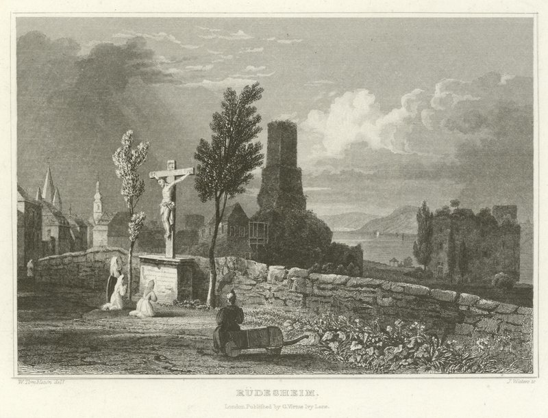 Rudesheim by William Tombleson