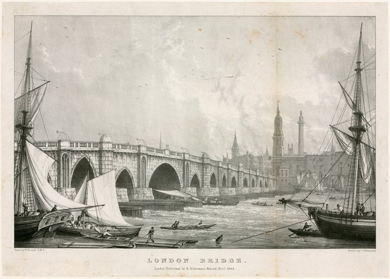 Londra Köprüsü by William Westall