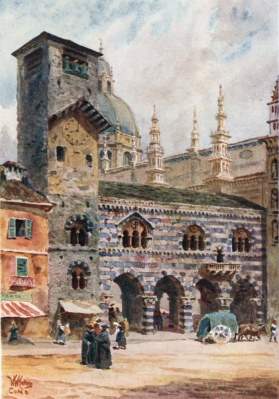 Komo. Brotello ve Katedral (renkli taş) by William Wiehe Collins
