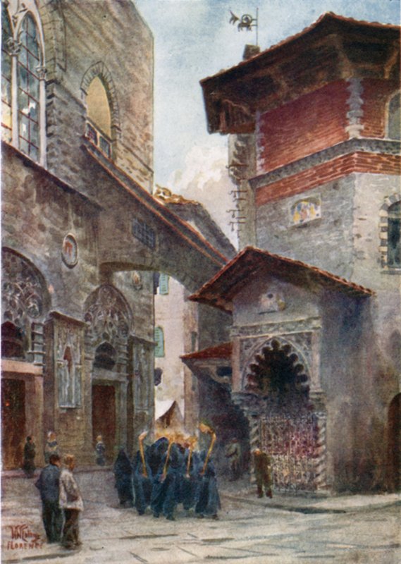 Floransa. Veya S. Michele ve Palazzo dell 