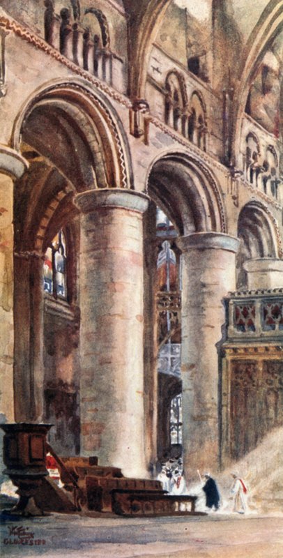 Gloucester, Nefin İçi (renkli taş) by William Wiehe Collins
