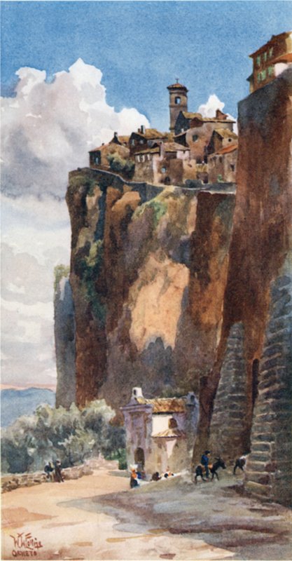Orvieto. Porta Maggiore (renkli taş) by William Wiehe Collins