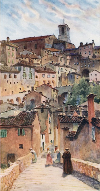 Perugia. Katedral ve Eski Şehir (renkli taş) by William Wiehe Collins