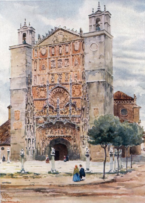 Valladolid, St. Paul (renkli fotoğraf) by William Wiehe Collins
