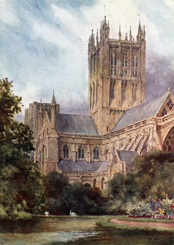 Kuyular, Katedral ve Havuzlar (renkli taş) by William Wiehe Collins