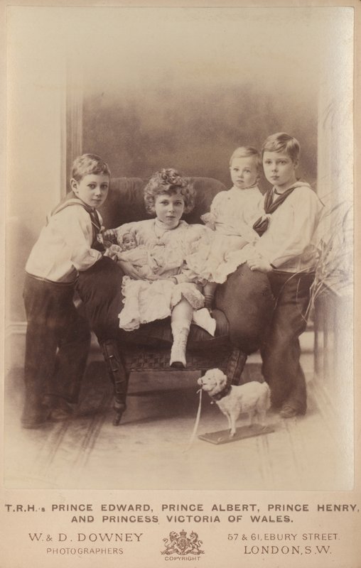 Prens Edward, Prens Albert, Prens Henry ve Galler Prensesi Victoria by William and Daniel Downey