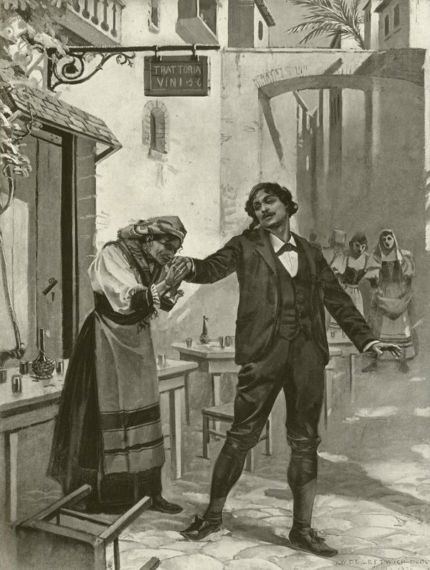 Cavalleria Rusticana, Sahne XI (Gravür) by William de Leftwich Dodge
