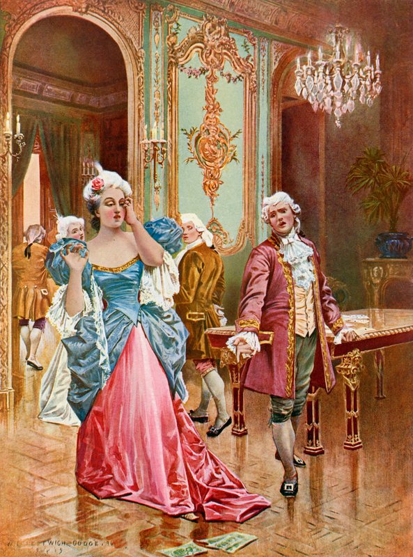 La Traviata, II. Perde sahne iv by William de Leftwich Dodge