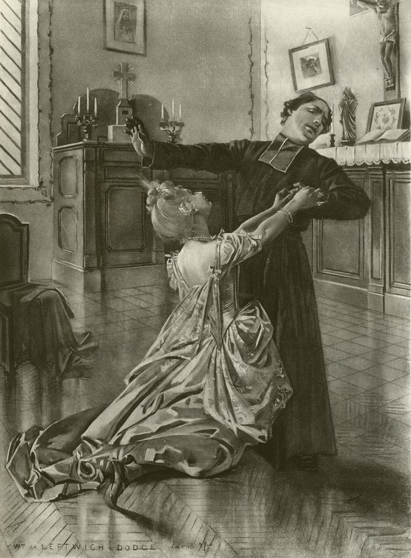 Manon, III. Perde sahne iii (gravür) by William de Leftwich Dodge
