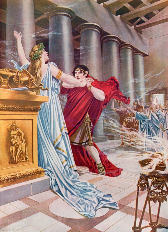 Norma, II. Perde sahne x by William de Leftwich Dodge