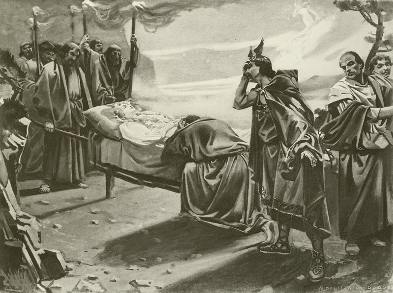 Tannhauser, Act III last scene (gravure) by William de Leftwich Dodge