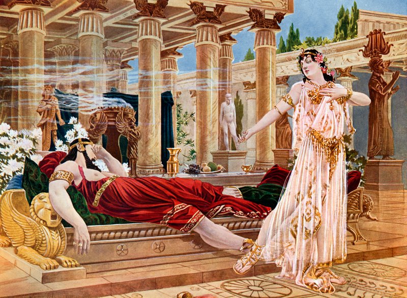 Sheba Kraliçesi, Perde IV sahne x by William de Leftwich Dodge