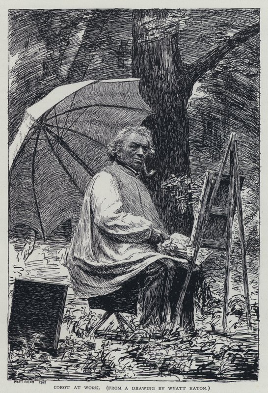 Silas Marner - Hér sat Eppie og ræddi glaðlega við sína eigin litlu stígvél by Wyatt Eaton
