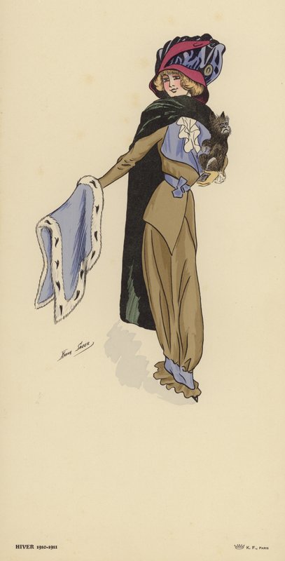 1910-1911 kış modası by Xavier Sager