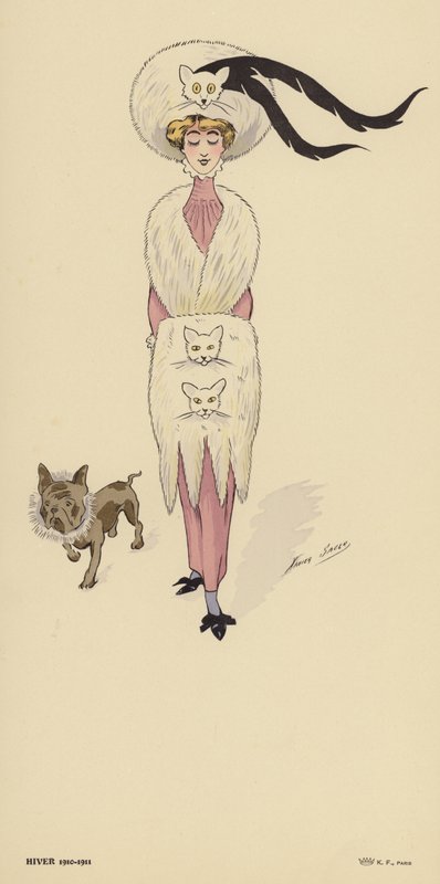 1910-1911 kış modası by Xavier Sager