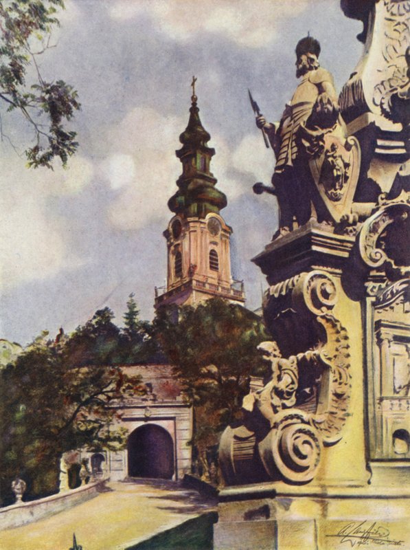Nyitra Katedrali, Çekoslovakya by after A. Langfier