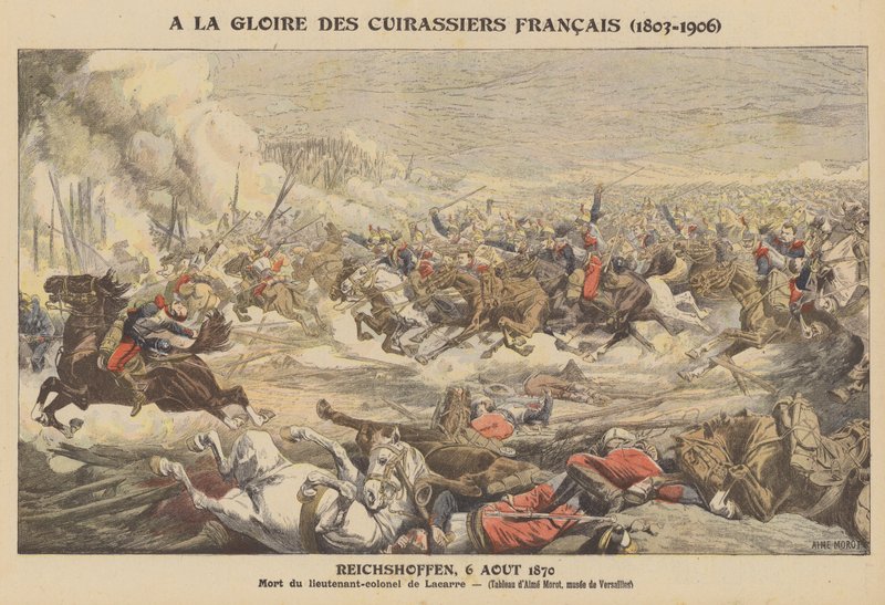 Fransız süvarilerinin şanına (1803-1906) by after Aime Nicolas Morot