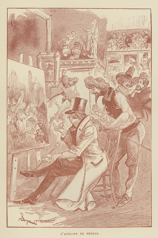 Son zamanlarda De Petrus by after Albert Robida
